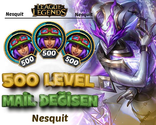 500 LEVEL | MAİL DEĞİŞEN | HESAPLAR | +7300 SATIŞ