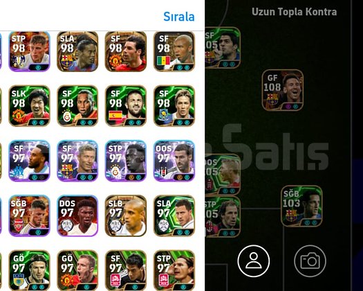 KG3251 5 BOMBACI 109 CRUİFF 108 PELE