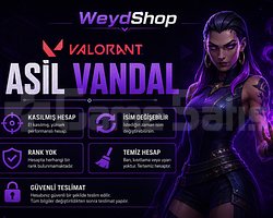 Valorant 20 Levellık Asil Vandallı
