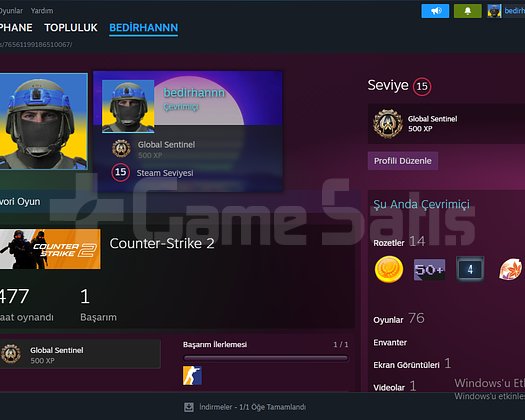 Steam Emek Hesabı Uygun fiyattan veriyorum