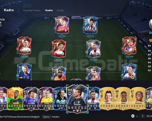 FC26 TOTS YAMALLI ARDA GÜLERLİ 800K COİNSLİ HESAP