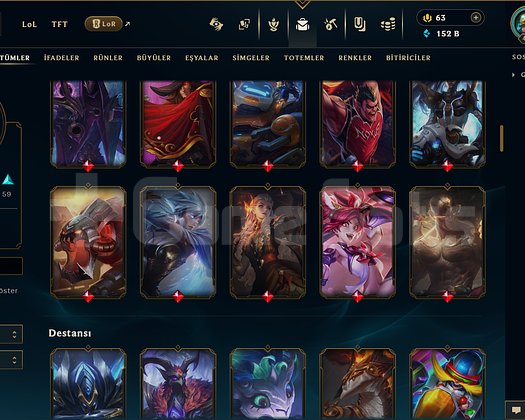 447 LEVEL / 137 SKİN / FUL HERO +MAİL +ELMAS