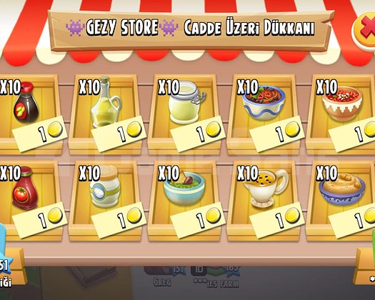 HAY DAY 100 ADET İSTEDİĞİNİZ SOS ÇEŞİTLERİ