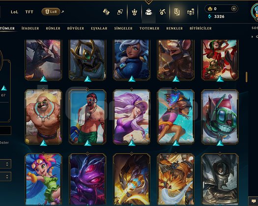 283 LEVEL / 167 SKİN / FUL HERO +MAİL +14K SATIŞ