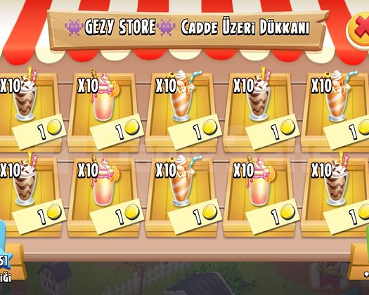 100 ADET SEÇECEĞİNİZ MİLKSHAKE BARI ÜRÜNLERİ