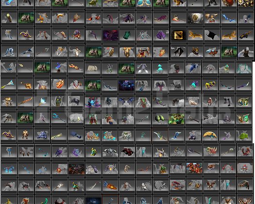 350 TL DOTA 2 ENVANTERLİ 1350 MMR ÖZEL VİTRİN ÇİZİ