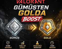 Valorant Gümüşden Golda Boost