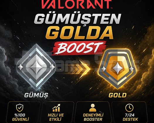 Valorant Gümüşden Golda Boost