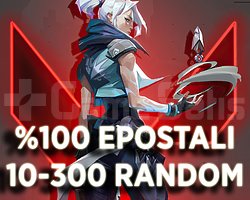 TR Sunucu | 10-300 Skin Valorant Random Hesap