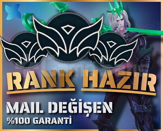 +30 LVL + RANK HAZIR + BOT YOK + BAN YEMEZ !!