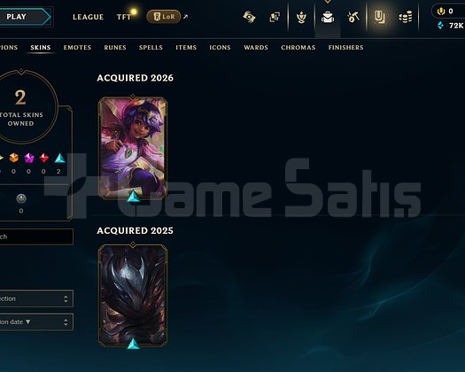TR Unranked | 2 Kostüm - 72K Mö | Dereceli Hazır