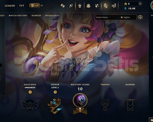 TR Unranked | 1 Kostüm - 10K Mö | LoL Hesap