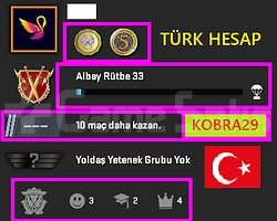 TR HESAP+FACEİT+2 MADALYA 70 WİN 195 SAAT SEÇKİN