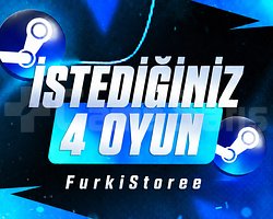 STEAM - İSTEDİĞİNİZ 4 OYUN