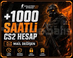 +1000 Saatli CS2 Hesap Mail Değişen