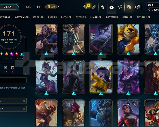199 LEVEL / 171 SKİN / FUL HERO +MAİL +TELEFON