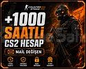 +1000 Saatli CS2 Hesap Mail Değişen