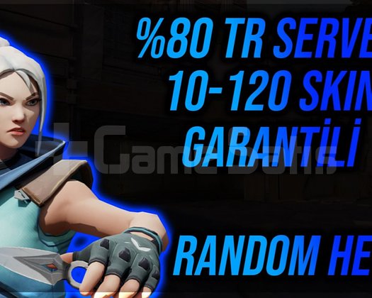 10-120 SKİN VALORANT RANDOM HESAP | PREMİUM+++