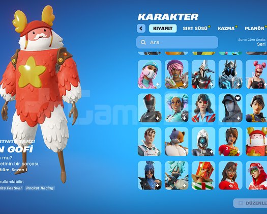 177 skinli tryhard main midasli hesap