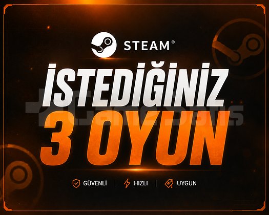 İstediğiniz 3 Oyun + Garanti