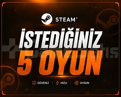 İstediğiniz 5 Oyun + Garanti