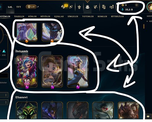 457 LEVEL / 232 SKİN / FUL HERO +MAİL +TELEFON