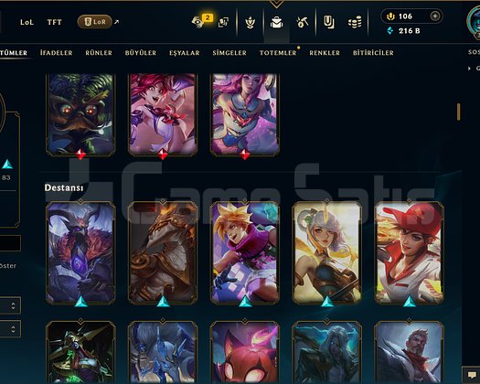 336 LEVEL / 189 SKİN / FUL HERO +MAİL +14K SATIŞ