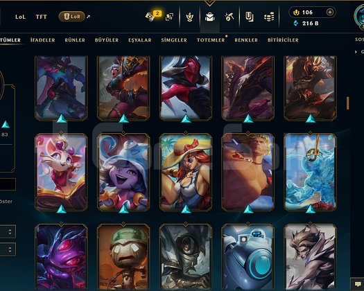 336 LEVEL / 189 SKİN / FUL HERO +MAİL +14K SATIŞ