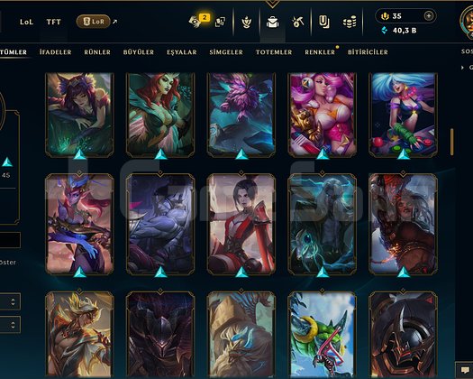 421 LEVEL / 120 SKİN / FUL HERO +MAİL +14K SATIŞ