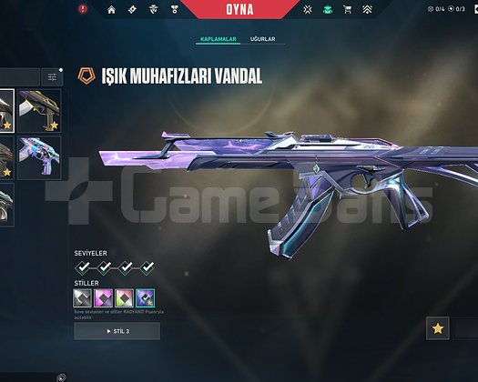 245 LVL - EX.0 - 6 VANDAL - 2 KNİFE - MAİL !