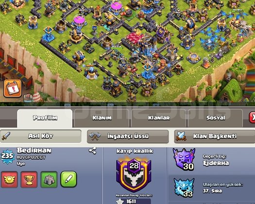 Th18/Fule yakın+40k kupa brawl stars hesap hediye