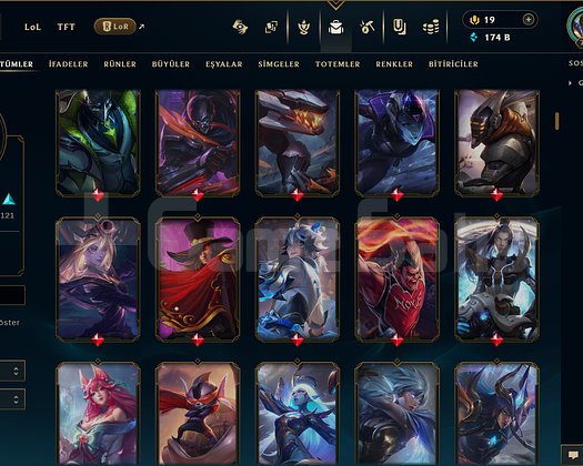 709 LEVEL / 281 SKİN / FUL HERO +MAİL +14K SATIŞ