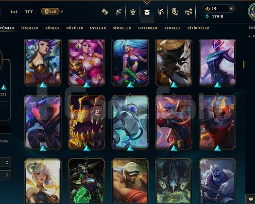 709 LEVEL / 281 SKİN / FUL HERO +MAİL +14K SATIŞ