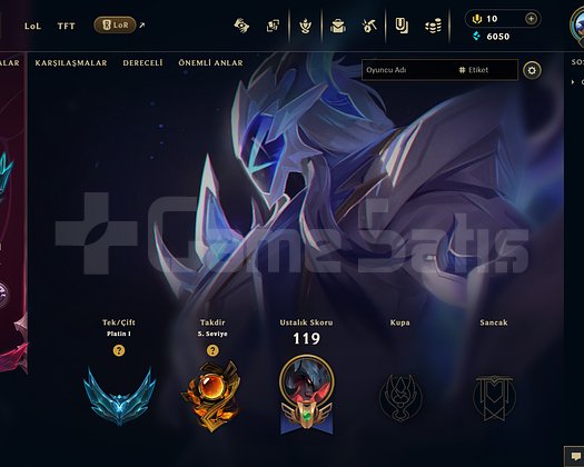 38 LVL PLAT 1 İYİ MMRLI TOPLANE MAİN İYİ SKİNLİ HE