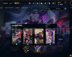 EUW YASUO SKIN HANDMADE 30 LEVEL TOPLAM 5 SKIN