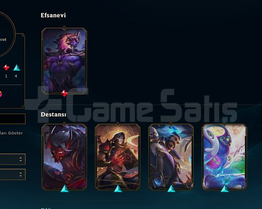 EUW96 MAÇ 67.7 WR MID / TOP/ JUNGLE OYNANMIŞ HESAP
