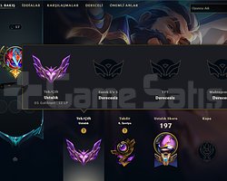 EUW96 MAÇ 67.7 WR MID / TOP/ JUNGLE OYNANMIŞ HESAP
