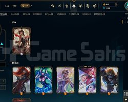 733 KOSTÜM 498 LVL UNRANKED EFSANE DOLU MAİL HESAP