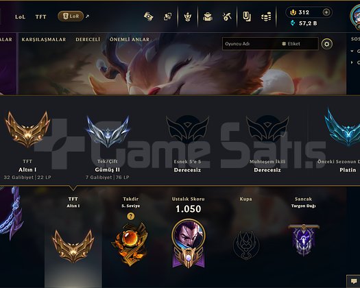 894 KOSTÜM 643 LVL 57K ÖZ EFSANE DOLU MAİL HESAP
