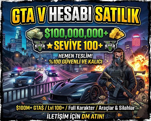 100M + 100 LEVEL + UNLOCK + HIZLI KOŞU GTAEnhanced