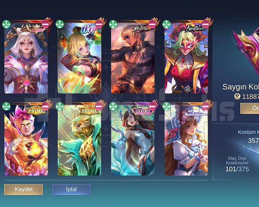 Gus kof ww global saygın iki legend hesap