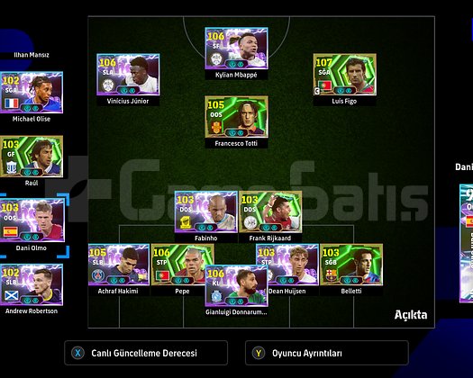 eFootball 3232 KG Mbappe, Vini, Figo, Donnarumma..
