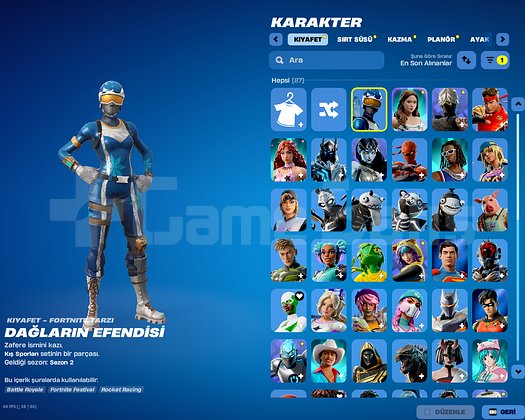 DOLU FORTNITE HESABI + EAFC 26