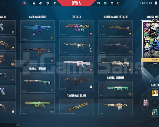 ESKİ MAİNLİK VALORANT HESAP FULL+FULL 577LVL