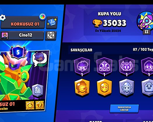 35K Temiz hesap 87 karakter 5 prestijli ucuza