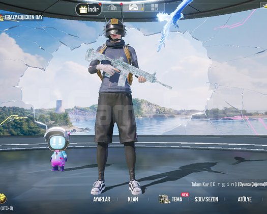 Buz yeri de ben maskara altı Level AKM altı Level