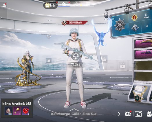 Buz yeri de ben maskara altı Level AKM altı Level