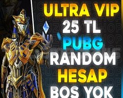 ULTRA VİP+++ PUBG MOBİLE RANDOM HESAP LÜKS+++