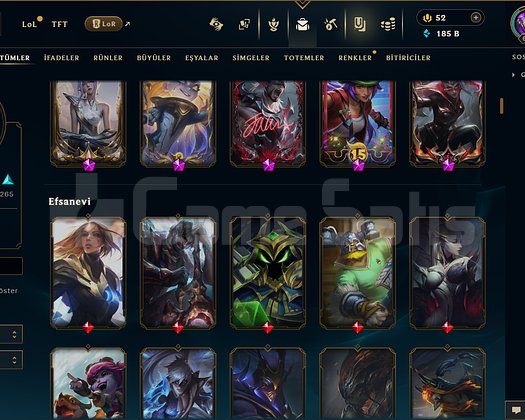 629 LEVEL / 536 SKİN / FUL HERO +MAİL +14K SATIŞ