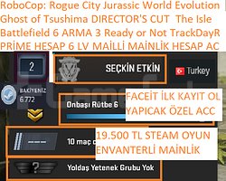 PRİME HESAP 6 LV Battlefield 6 ARMA 3 Ghost of Tsu